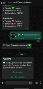 CONTROLAR CASA POR WHATSAPP