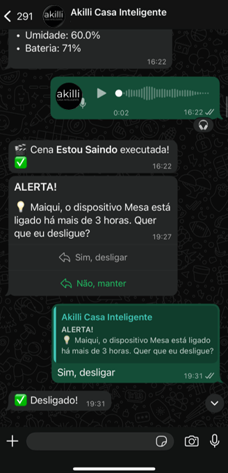 CONTROLAR CASA POR WHATSAPP