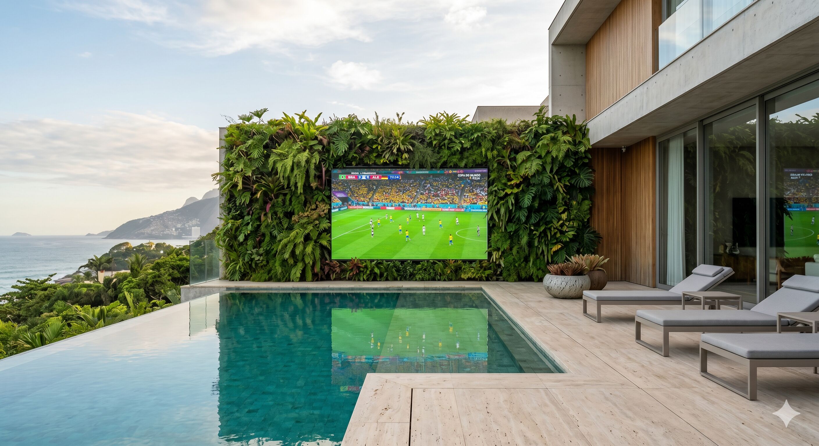 Painel de LED para copa